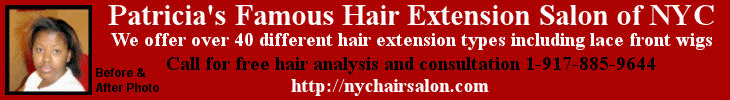 Patricias Hair Extension Banner